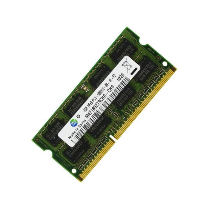 Barrette Mémoire SODIMM DDR3 8Go 1333Mhz PC3-10600S - Marque Crucial - Ouvert Jamais Utilisé