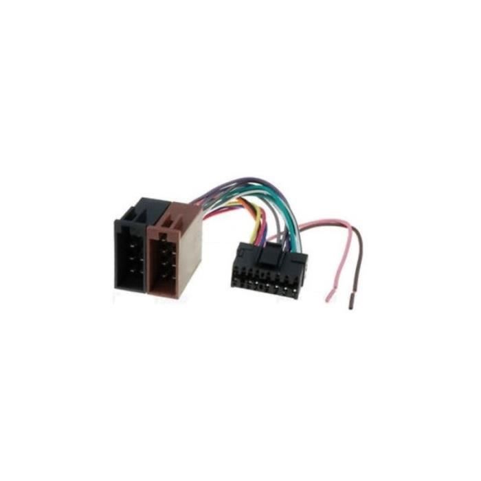 Auto Radio Connecteur Faisceau Cable Iso Sony Pour Cdx Mp30 Cdx Mp40 Cable Tv Video Son Avis Et Prix Pas Cher Cdiscount