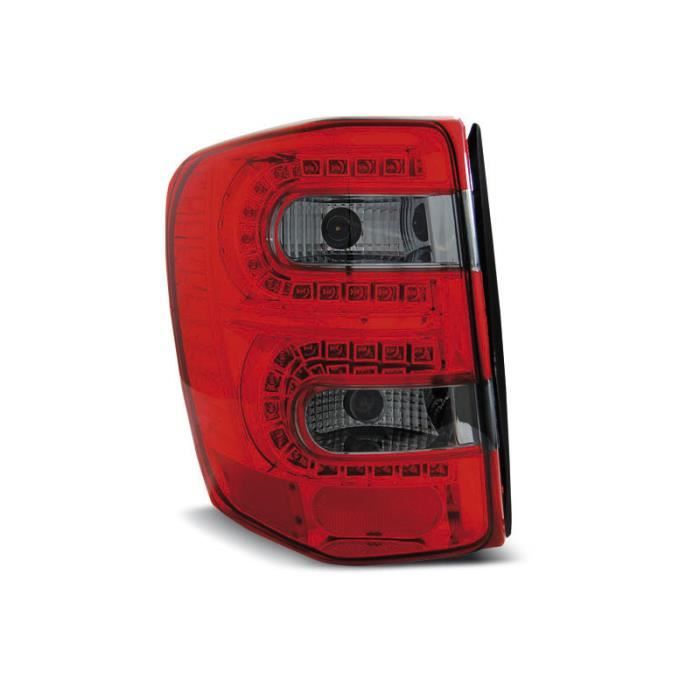 Paire feux arriere Jeep Grand Cherokee 99-05 rouge fume led