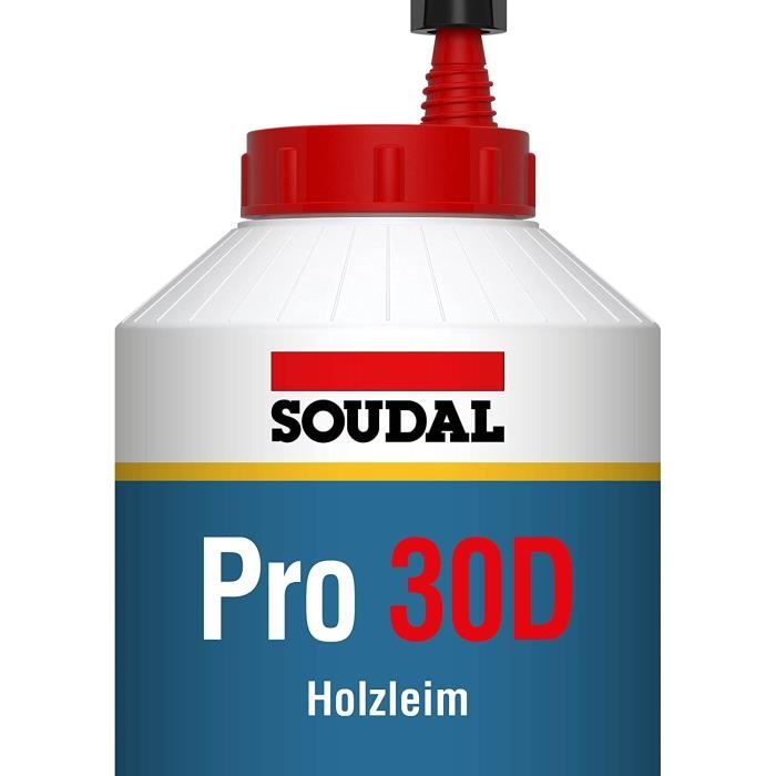 SOUDAL COLLE À Bois Pro 40P 4D 750 Gramme Étanche pour Travaux Manuels Blanche EUR 21,06 - FR