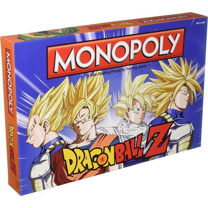 Dragon Ball Z Edition Monopoly Jeu De Société[962] Cdiscount Jeux Jouets