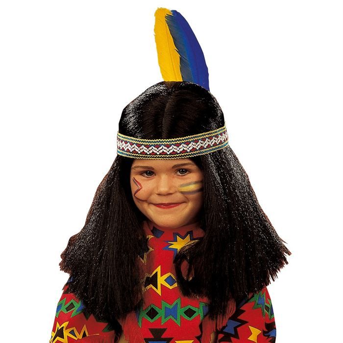perruque indienne enfant