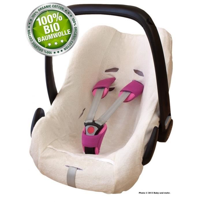 Byboom Housse D Ete Deja Housse Pour Coque Bebe En 100 Bio Coton Bouclette Par Ex Pour Maxi Cosi Cabriofix Pebble City Sps Cdiscount Pret A Porter