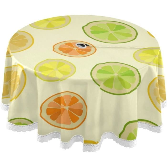 Nappe Ronde Extérieure Avec Trou Pour Parasol - Motif Pierre 3D, Imperméable, Bord élastique, 114-137 Cm - 8