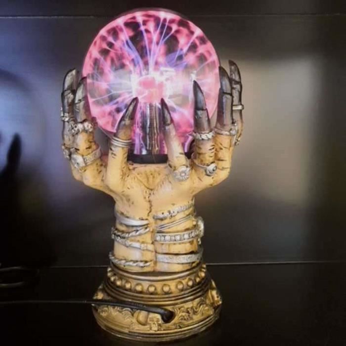 Boule électrostatique exécution exquise décorative grande boule de plasma  de doigts de crâne créatif style-C3 - Cdiscount Maison