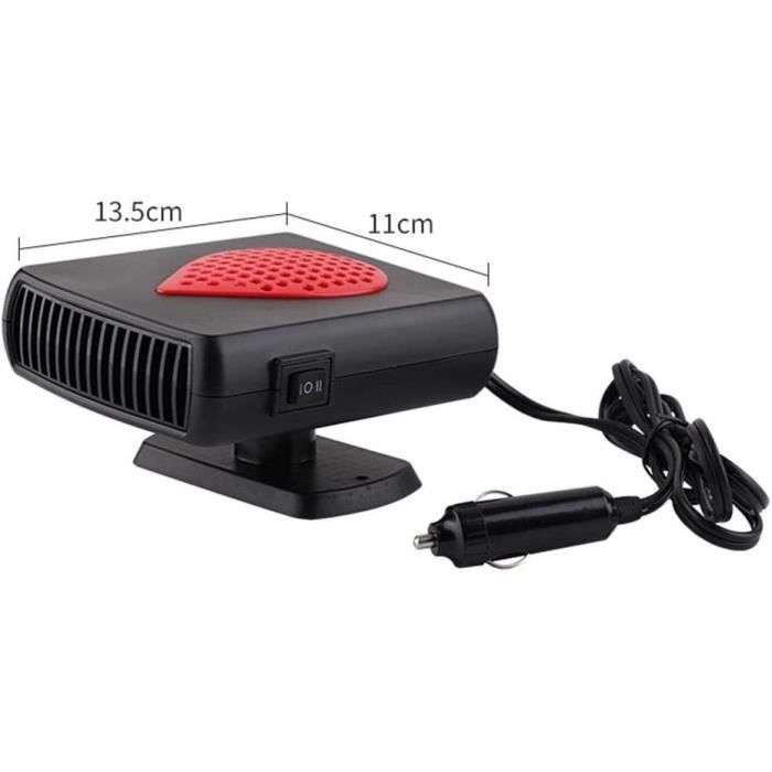 Chauffage Et Ventilateur 12V 150W Pour Voiture - Dégivrage Rapide Via Allume-cigare