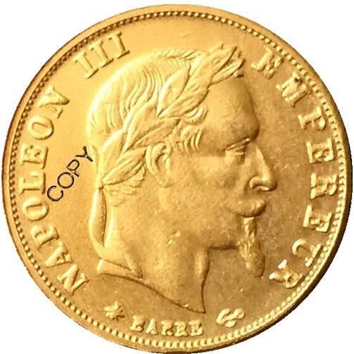 Pièces de monnaie napoléon III, copie de France 5, 1862 GF21070