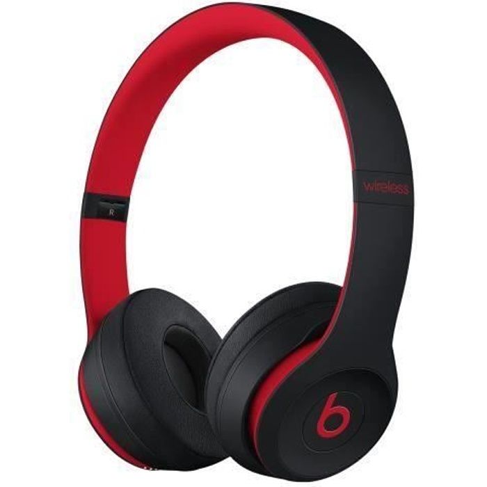 Casque beats rouge et noir Clearance