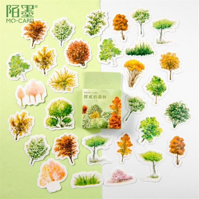 30 Autocollants Forêt - Fées, Elfes - Pour Journal, Scrapbooking, Artisanat