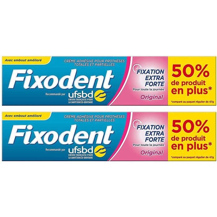 ⇒FITTYDENT Colle dentaire extra forte pour protheses dentaires