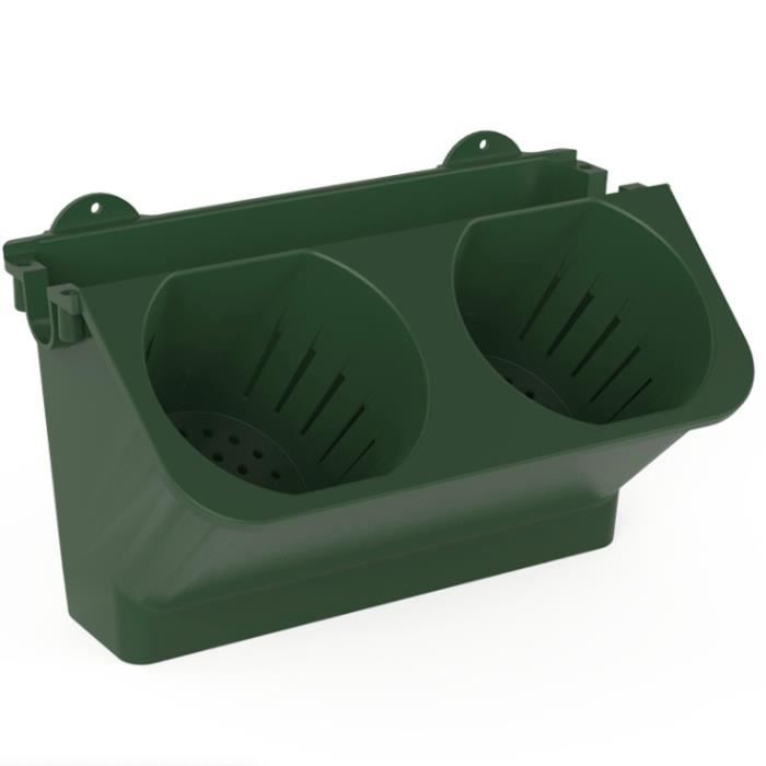 VIVOSUN Lot De 2 Pots De Fleurs Verticaux 5 Étages - Jardinière Empilable Pour Fraises Et Légumes