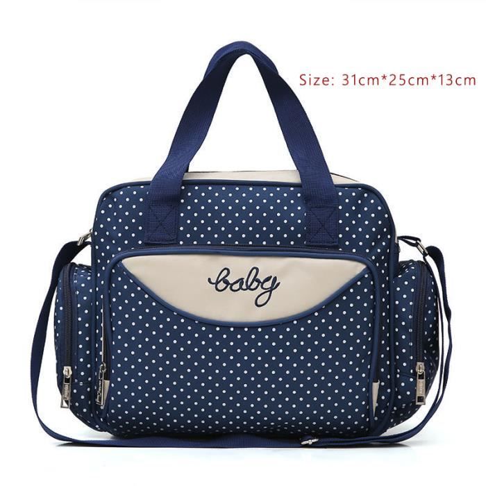 Petit sac bleu fonc Sac Langer Pour B b Lot De 5 Pi ces