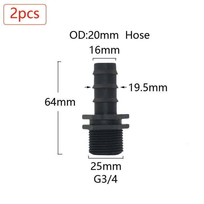 Raccord En T Pour Tuyau PE 32 Mm – Plastique, Filetage Femelle – Pour Irrigation Ou Arrosage