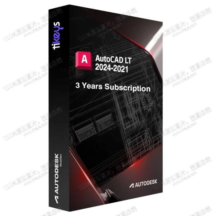 Abonnement – Autodesk – AutoCAD LT – 3 ans – 2021-2024 – Web et mobile