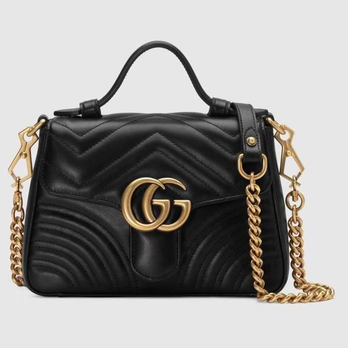 Sac Gucci Marmont Pas Cher 2022 Nouveau Pochette Bandoulière Sacoche Sac à  Main Gucci Femme - Cdiscount Librairie