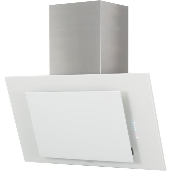 Cata Hotte Decorative Inclinee Thalassa 600xgwh A 60cm Blanche Achat Vente Hotte Cdiscount
