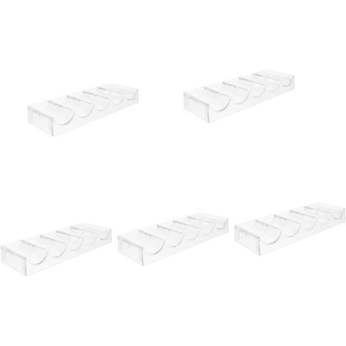 1 Boîte Porte-Frites Récipients Avec Couvercles Vitrine Vitrine Étui De Rangement Pour Jetons De