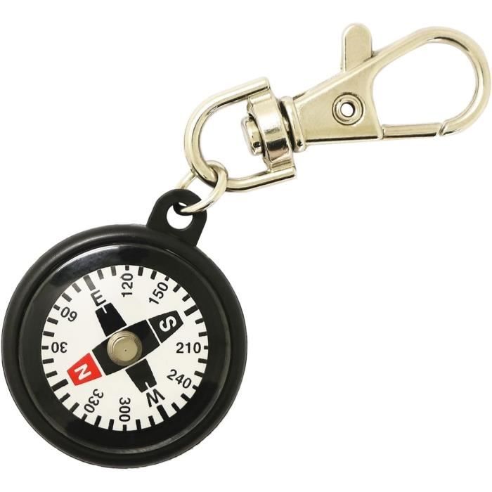 Porte-clés Boussole En Alliage De Zinc Pour Homme, Thème Navigation/randonnée