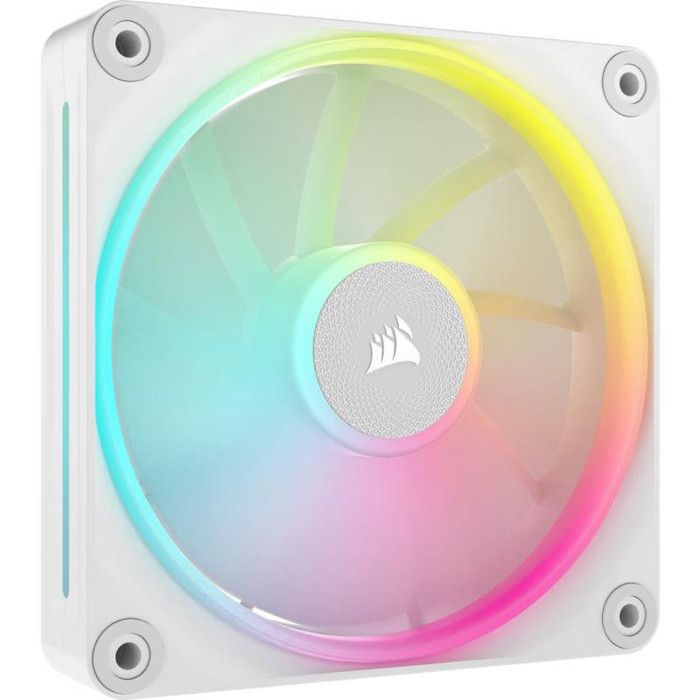 CORSAIR iCUE Link LX120 RGB 120 mm PWM Ventilateurs Paquet Triple – Double Boucles Lumineuses – Inclut iCUE Link System Hub –