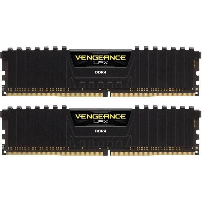 CORSAIR Vengeance LPX DDR4 kit : 2 x DIMM 288 broches 2133 MHz / PC4 17000 CL13 1.2 V mémoire sans tampon non ECC - vue 2