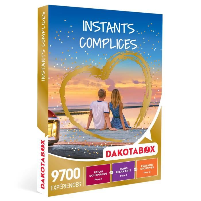 Dakotabox - Instants complices - Coffret Cadeau | 9700 expériences : repas gourmands, soins relaxants, loisirs sportifs