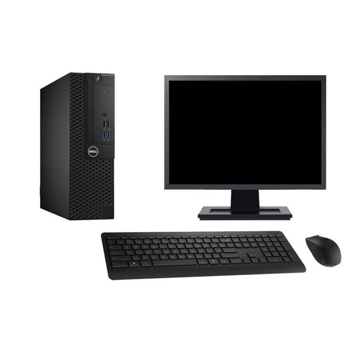 PC Dell 3050 SFF Ecran 22 Core i7-6700 RAM 32Go Disque 2To HDMI Windows 10 Wifi - Dell
