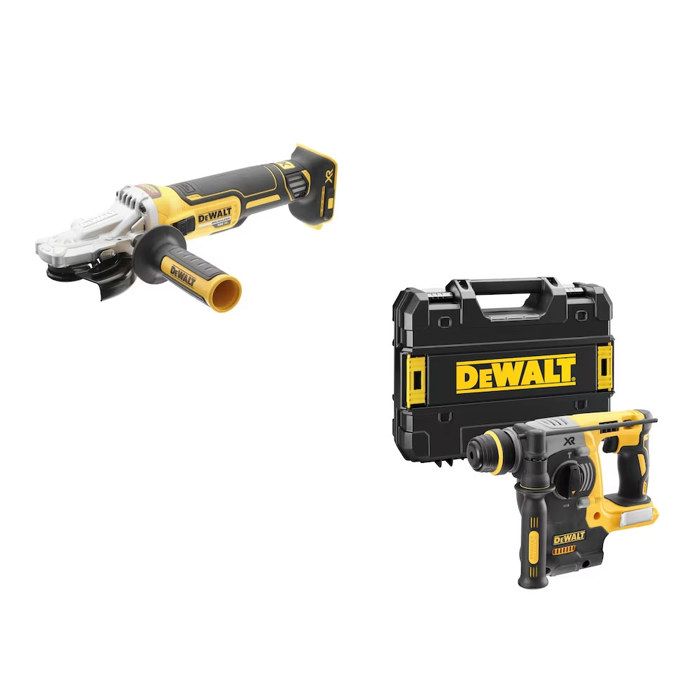 Pack 4 outils DeWalt XR 18V 5Ah Li-Ion Brushless avec coffret T-STAK