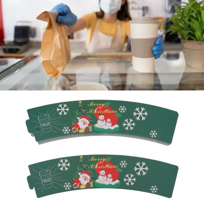 10 Manchons De Tasse En Silicone Noir - Antidérapants Et Résistants à La Chaleur - Économiques Et Réutilisables