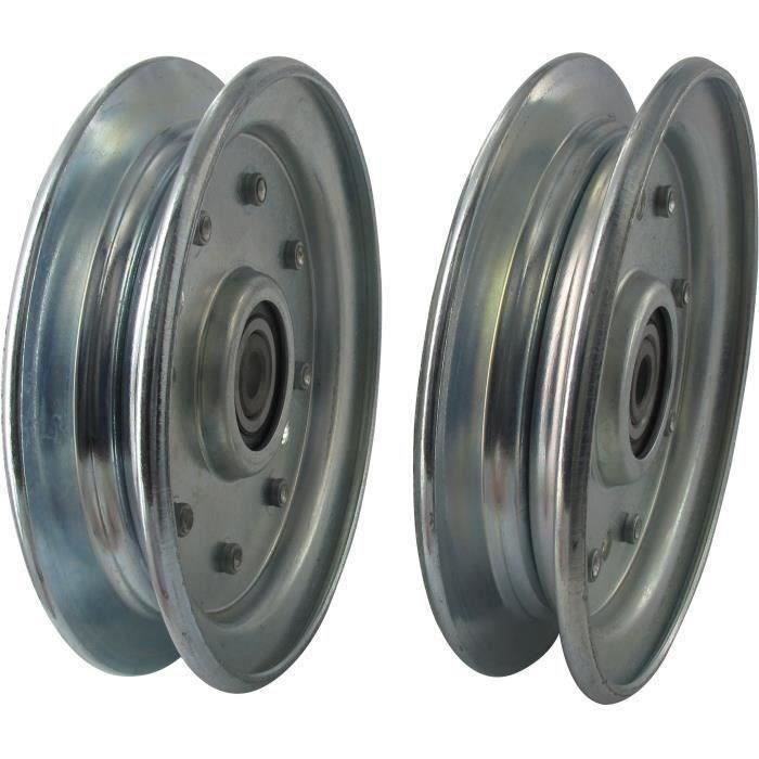 Poulie à gorge plate sur roulement pour SIMPLICITY séries 5000 à coupe 42- H: 28,6mm, Ø: ext: 127mm,