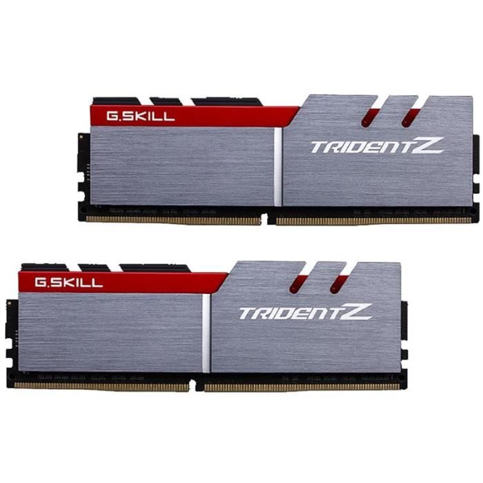 Mémoire RAM GSKILL Trident Z DDR4 3200 Mhz - 16 Go (2 x 8 Go) - Dissipateur thermique en aluminium - CL16
