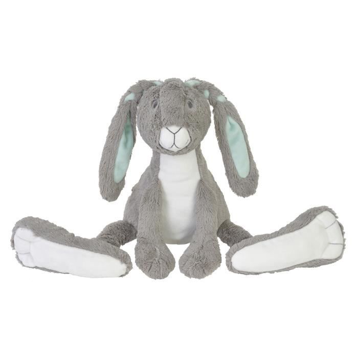 peluche lapin twine gris 42 cm - happy horse - plush - enfant - mixte