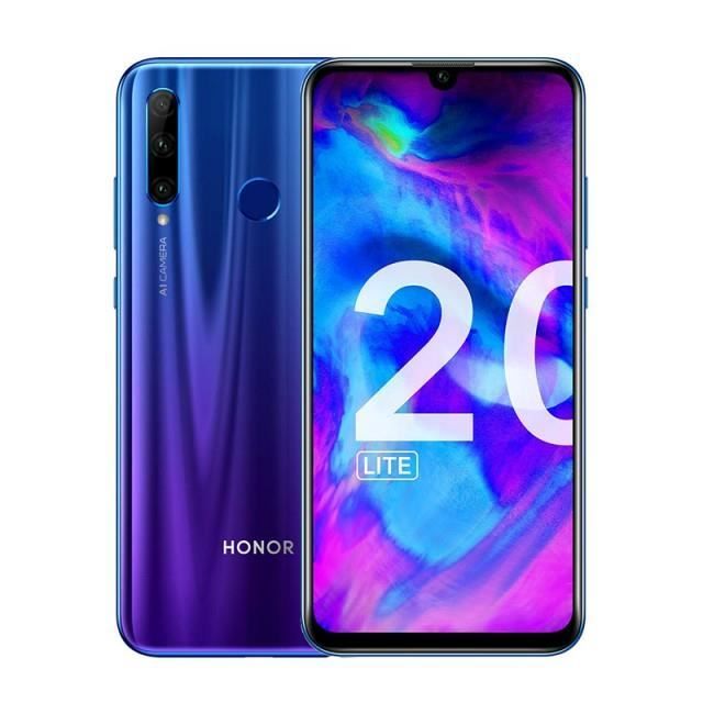 Honor 20 Lite Phantom Blue 128 Go - Cdiscount Téléphonie