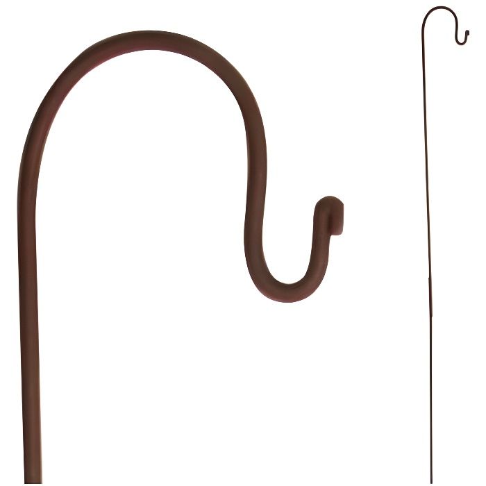 Tuteur à Plantes Lanternes - LHERITIER DU TEMPS - Grand Modèle - Métal Patiné Marron - 1x11 5x139cm