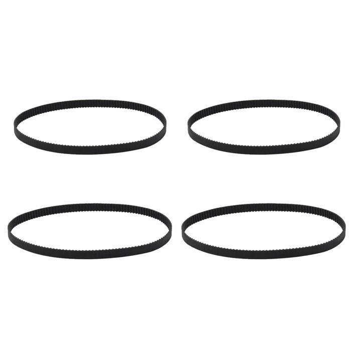 2 Pièces Courroie GT2-120 Boucle Fermée 2M 120mm - 60 Dents Largeur 4mm Pour Imprimante 3D