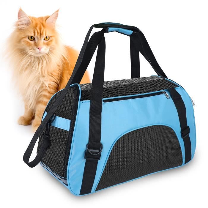 Sac de Transport pour Chat Respirant et Pliable MASBRILL