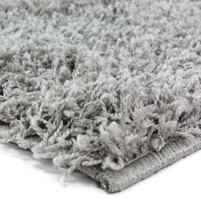 Tapis DOMINO SHAGGY (170x120cm) Gris 170x120