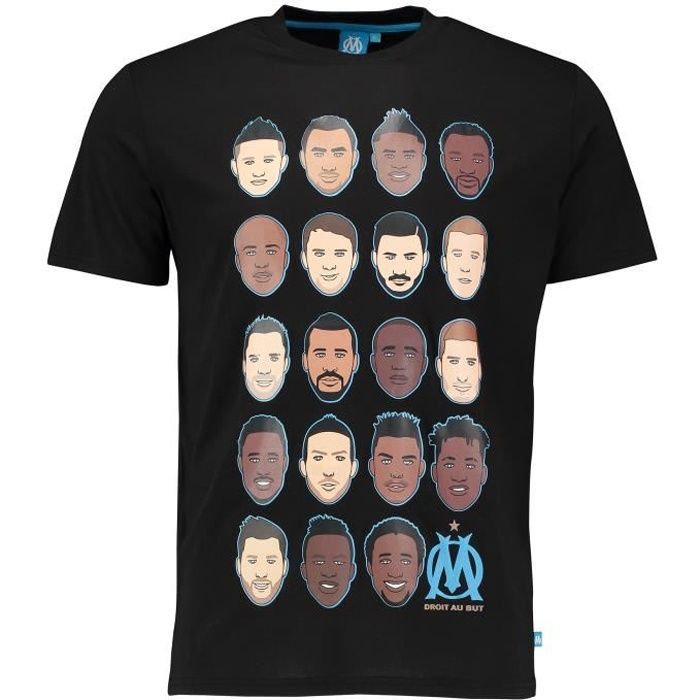 T-shirt Enfant Olympique De Marseille OM - Collection Officielle - Coton - Pour Garçon Supporter