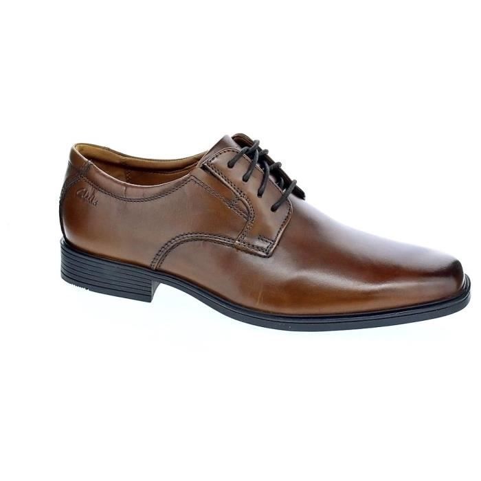 Chaussures à lacets - Clarks Tilden Plain - Homme - Marron