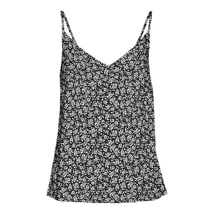Chemisier Débardeur Boho XXI – Junior Taille S, Motif Fleurs Et Cravate