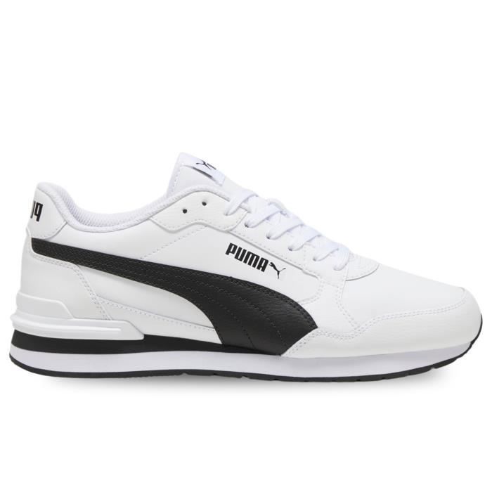 Puma Puma St Runner V4 Leather Chaussures pour Homme Blanc 399068-02