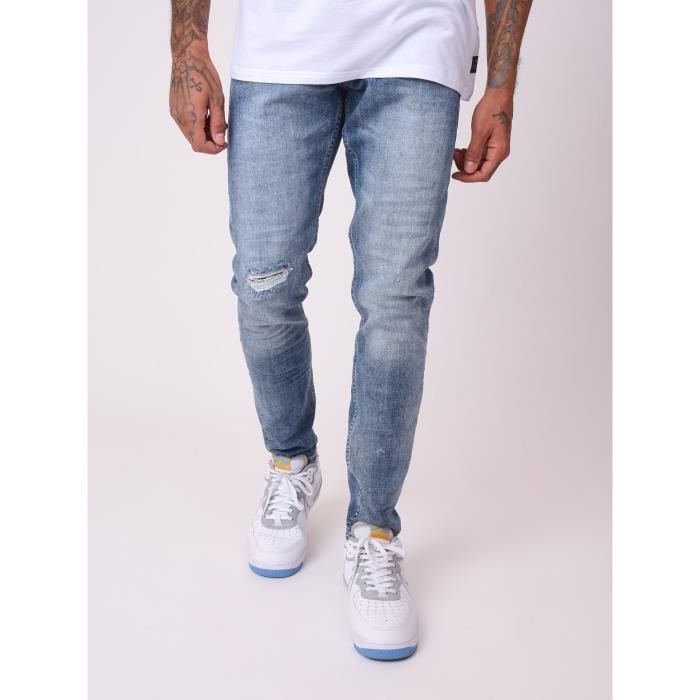 Jean skinny homme troué top