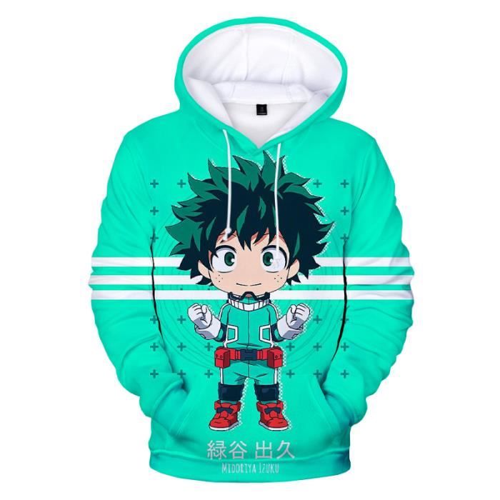 Sweat a capuche best sale my hero academia