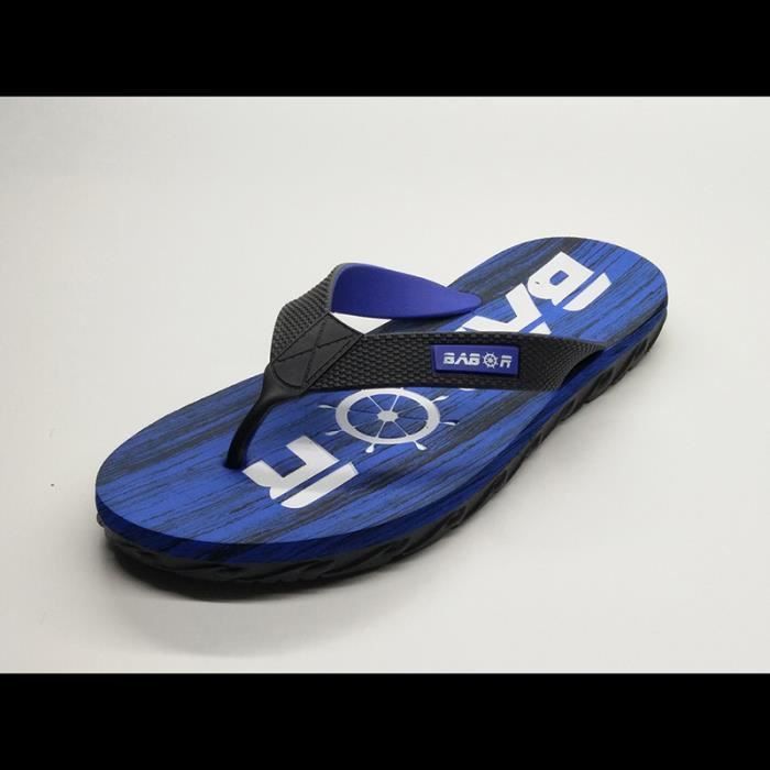 Tongs de marche pour homme Zeekson Bleu Chaussure portable