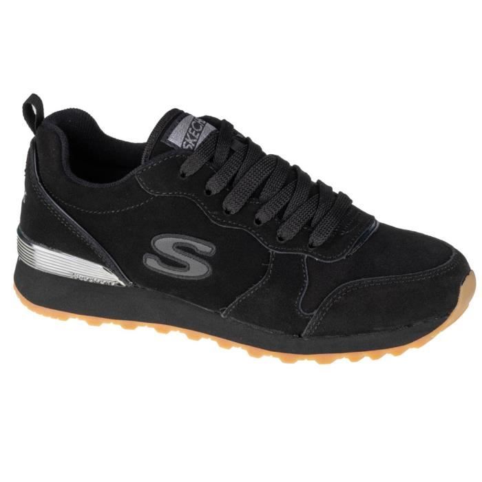 Skechers Sneakers - SKECHERS - OG 85-Suede Eaze 155286-BBK - Femme - Noir - Daim-Nubuck - Lacets