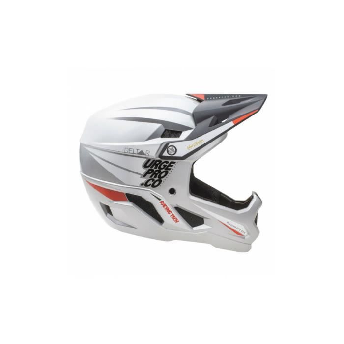Casque intégral enfant - URGE - Deltar - Gris - Taille M - Coque résistante et légère