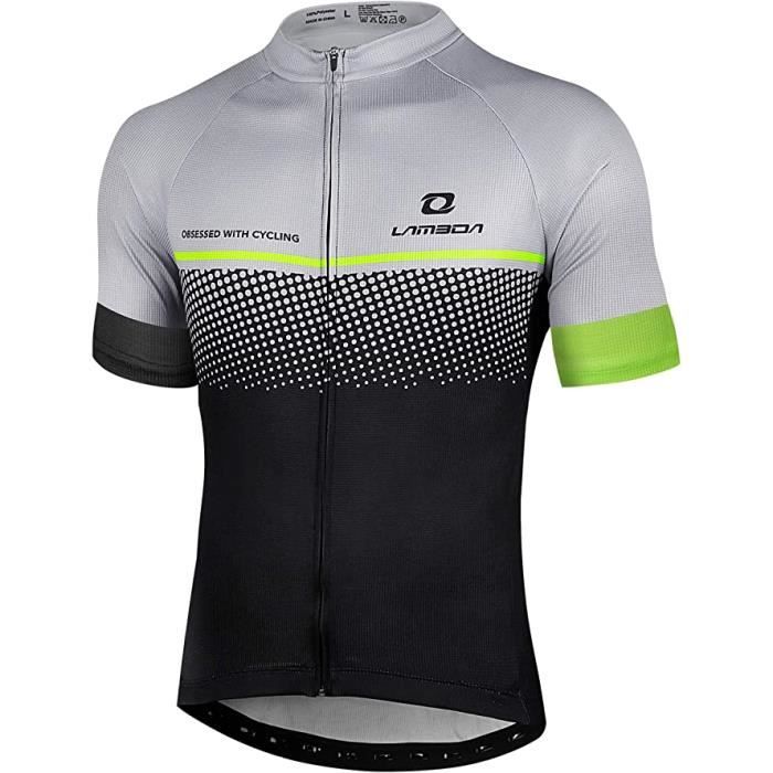 LAMEDA maillot de cyclisme manches courtes hommes élastique respirant pour le cyclisme sports de plein air QG279