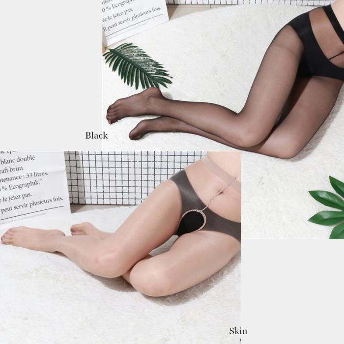 0D Collant da donna ultrasottili senza cucure Collant in nylon
