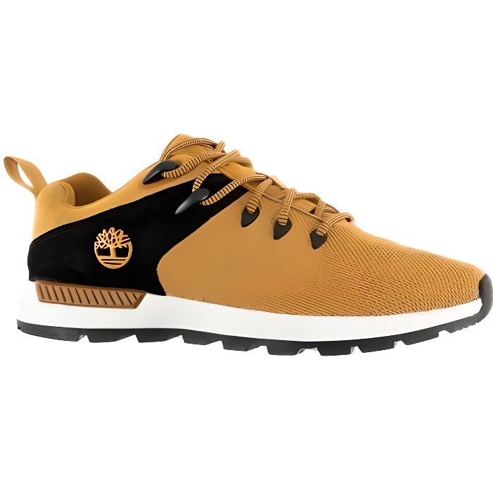 Baskets mode homme Timberland Sprint Trekr 2311 Wht Cuir Lacets Beige Beige Cdiscount Chaussures