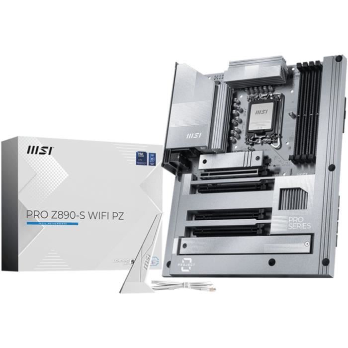 Carte mère - MSI - PRO Z890-S WIFI PZ Intel Z890 LGA 1851 (Socket V1) ATX