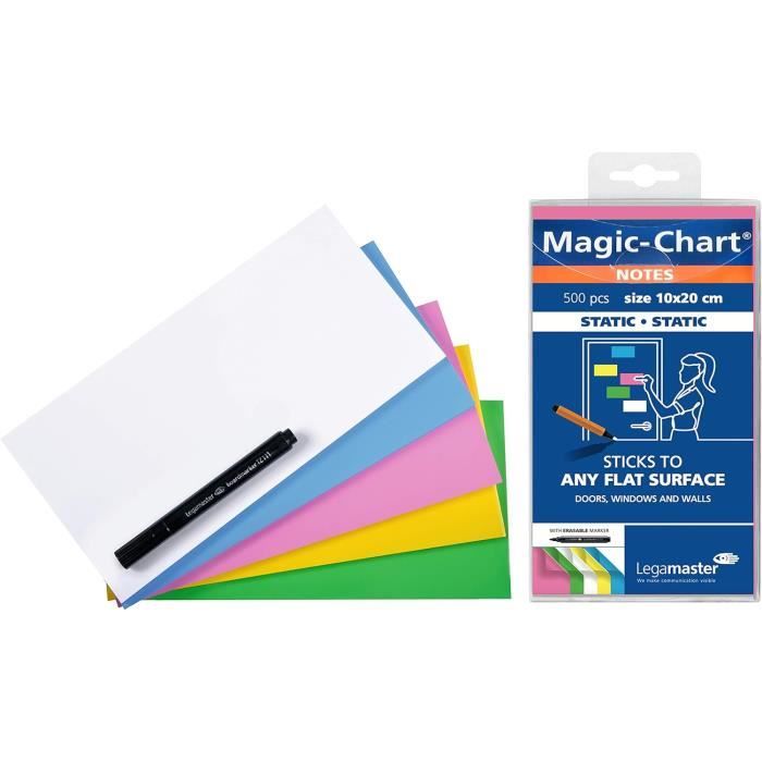 Magic-Chart Notes 10 X 20 Cm 500 Pièces Assorties[J1450] - Cdiscount ...